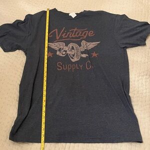 Men's Kohls vintage supply co navy T-Shirt size large tall